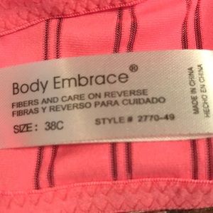 Body embrace underwire bra